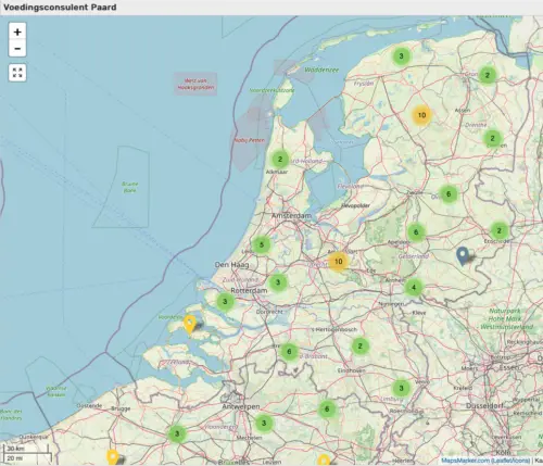 Voorbeeld Google maps kaartje